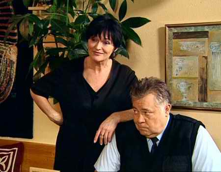 Rena Kudlkov (Valrie) a Jindich Prchal v Oze.