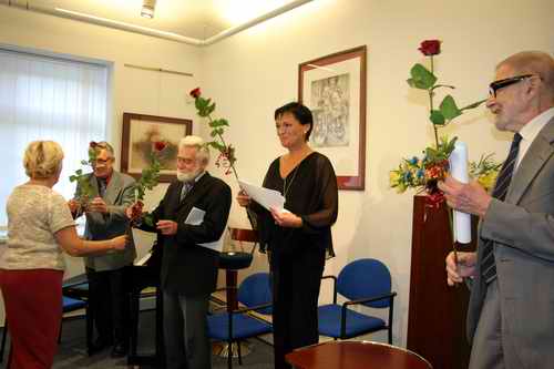Milan Jra, Ilja Racek, Valrie a Rudolf Pellar.