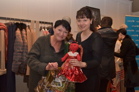 Fotografie z tiskov konference v butiku Weekend MaxMara.